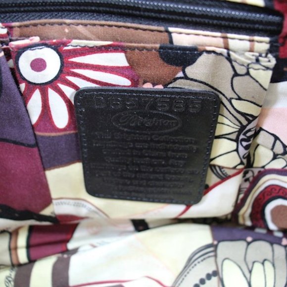 Brighton Dark Brown Croc Embossed Patent Leather Shoulder Bag - Picture 11 of 16